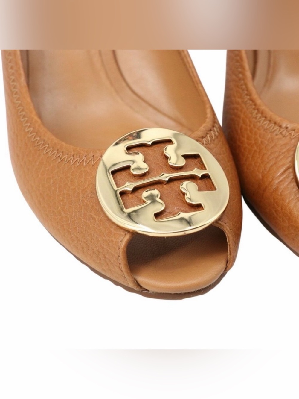 Tory Burch Sally Peep-Toe Wedge
